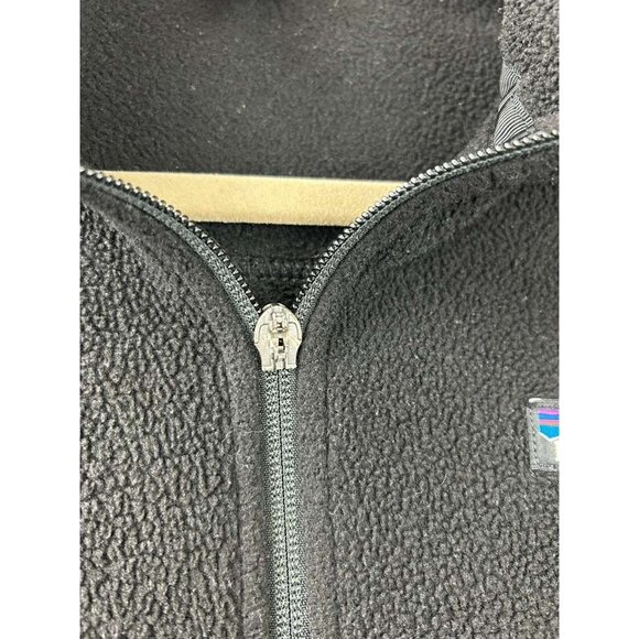 Patagonia Synchilla Women's Size Medium Sweater Fleece Black Full Zip Jacket - Picture 13 of 15